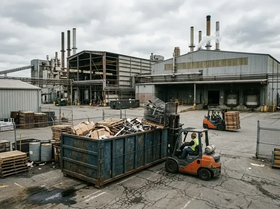 industrial-factory-scrap-conta-003 — frequently asked questions, Cheap Roll-off Dumpster Rentals in Brownstown, PA